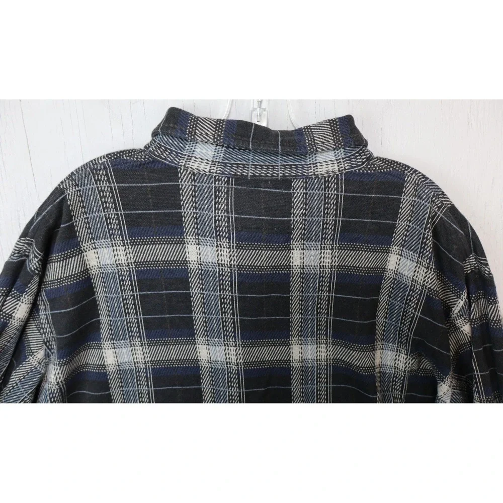 Vintage Ralph Lauren Polo Sport Soft Rugby Long Sleeve Shirt Size XL Plaid